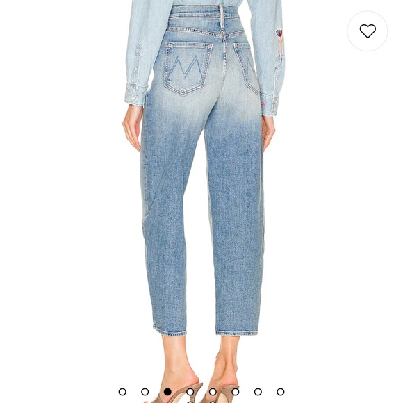 Mother Denim High Rise Curbside Ankle Secret Sister 28 - Picture 3 of 12